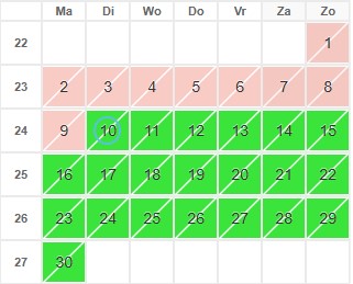 Klik om reserveringssysteem te openen